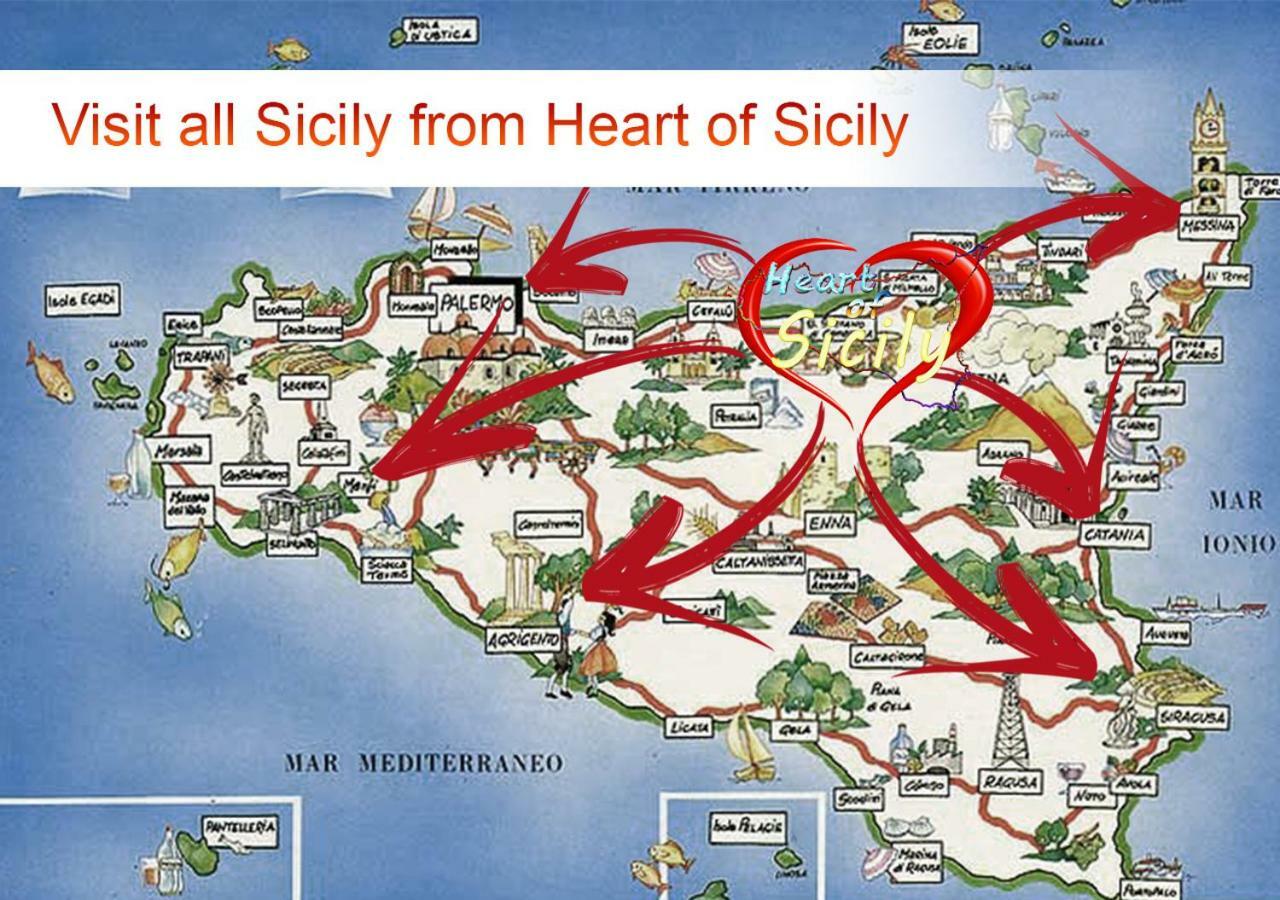 Heart Of Sicily Hotel Mistretta ภายนอก รูปภาพ